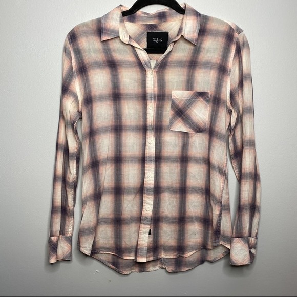 Rails Charlie Plaid Lightweight Button Up Shirt - Picture 2 of 5